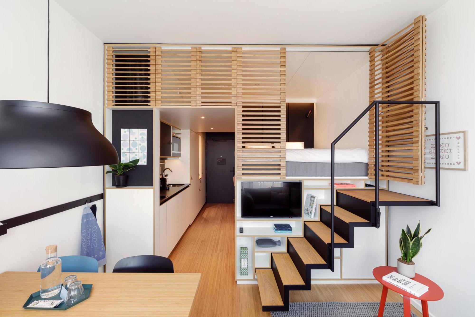 Zoku Loft mit Gartenblick