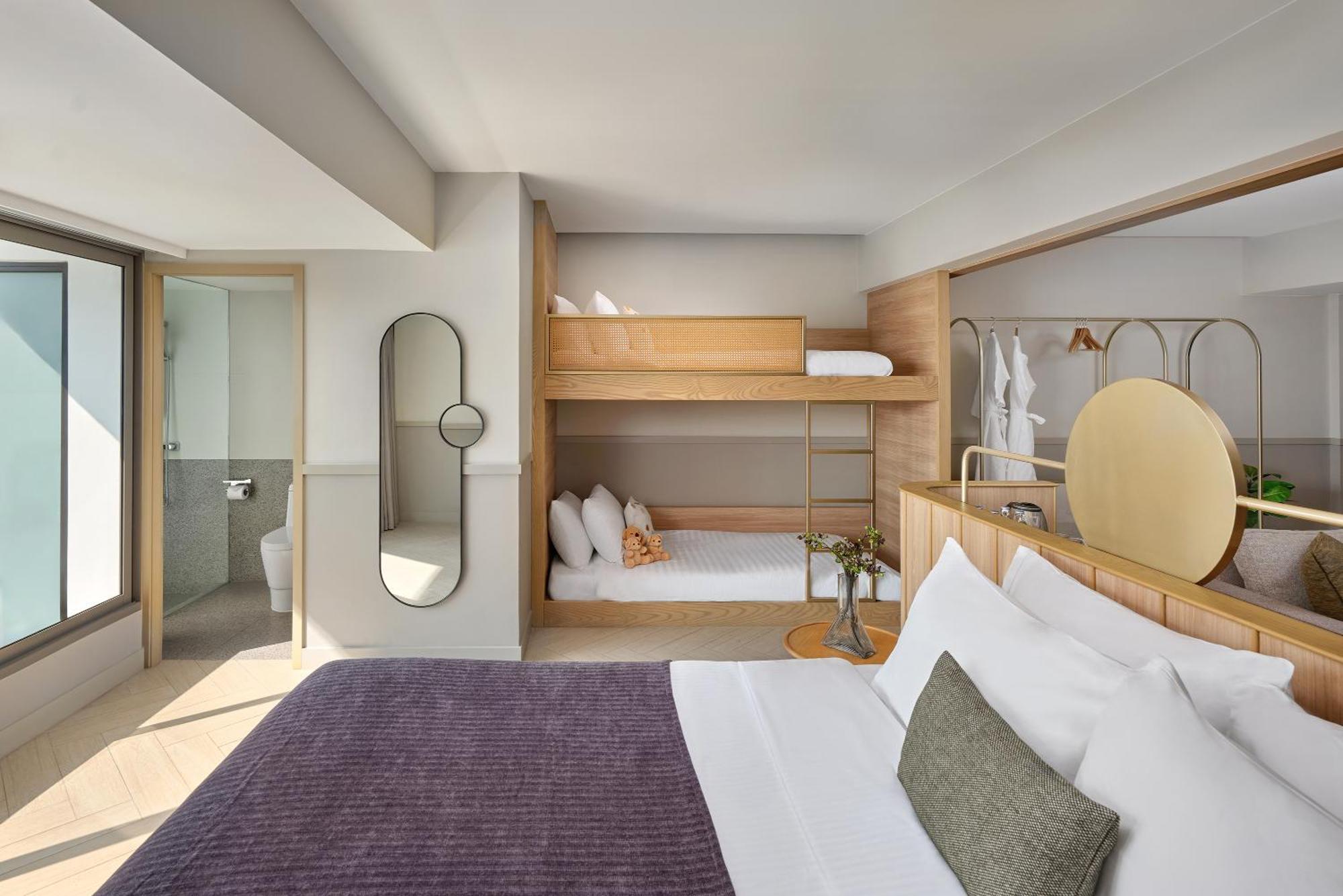 Familienzimmer mit Etagenbett