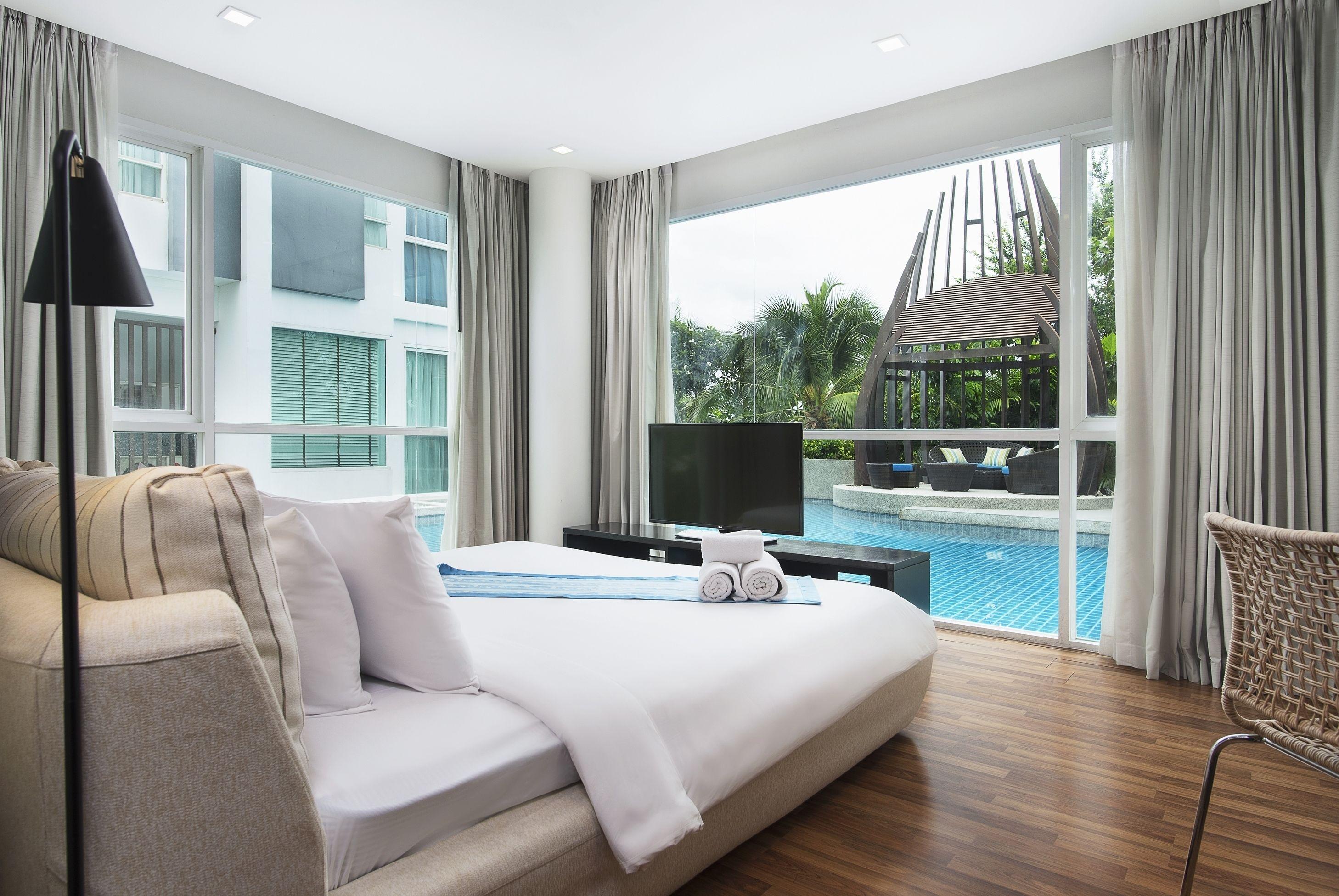 Ecksuite mit 2 Schlafzimmern und Zugang zum Pool